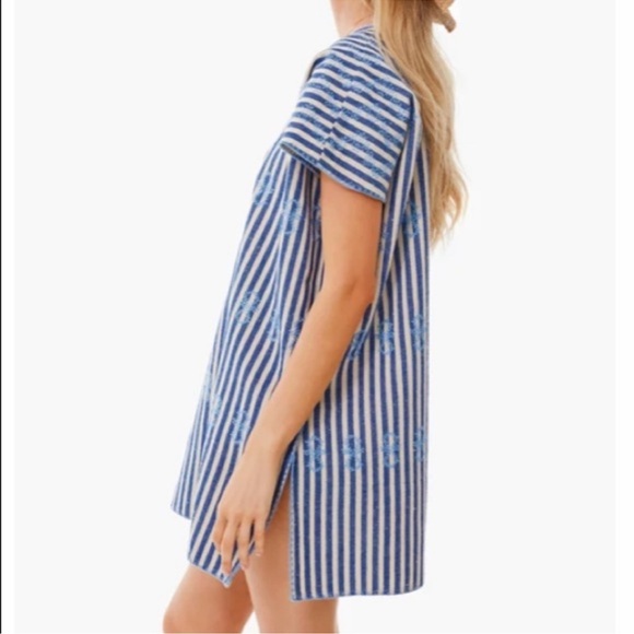 Blue Stripe Mini Sullivan Embroidered Caftan
TUCKERNUCK Size‎ XL - Picture 3 of 9